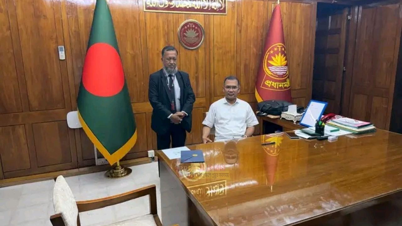 তারেক রহমানের সঙ্গে টিপুর সৌজন্য সাক্ষাৎ