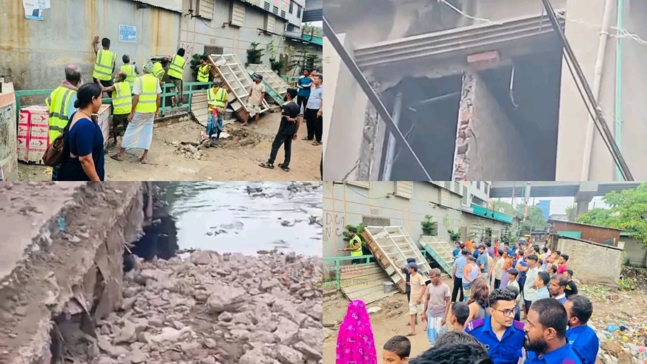 কাশীপুরে কল্যাণী খাল দখলমুক্তে জেলা প্রশাসনের অভিযান
