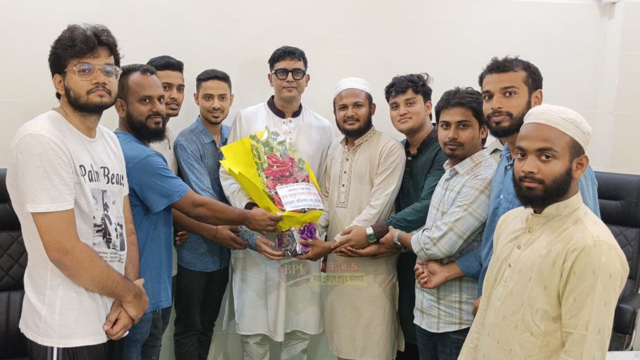 এনডিএ চেয়ারম্যান মাসুকুল ইসলাম রাজীবের সঙ্গে নারায়ণগঞ্জ ইয়ুথ সার্কেলের সৌজন্য সাক্ষাৎ
