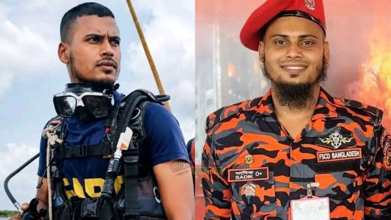 ৮ ঘণ্টা পর শীতলক্ষ্যা থেকে উদ্ধার ফায়ার সার্ভিস সদস্য ও সেরা ডুবুরি সাদিকের মরদেহ
