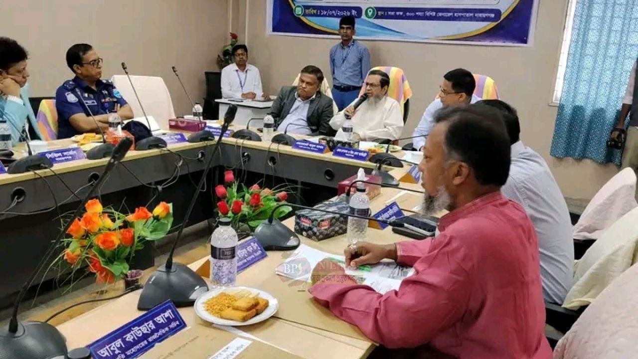 খানপুর হাসপাতালের ব্যবস্থাপনা কমিটির সভায় বক্তব্য রাখলেন টিপু