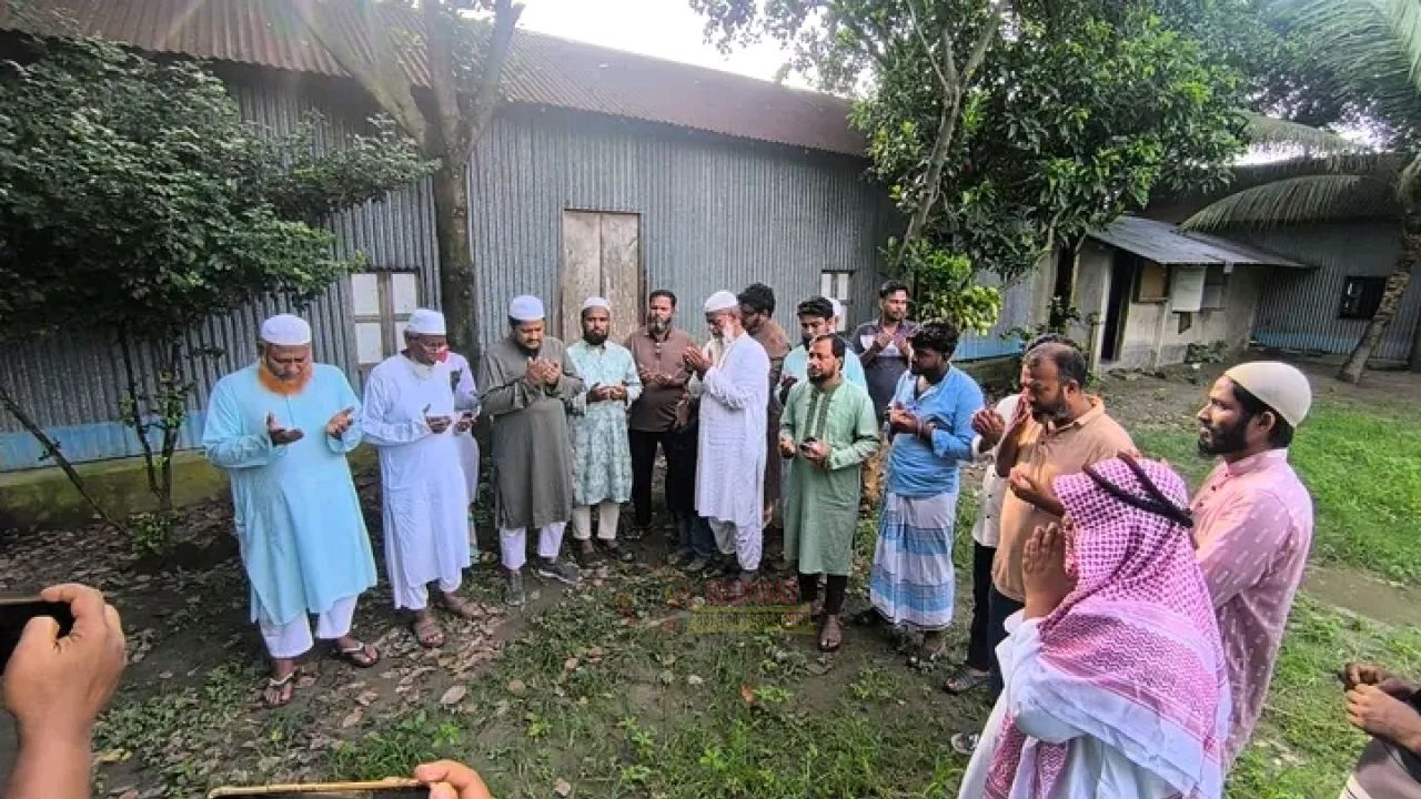 কানাইনগর নূরানী হাফেজিয়া মাদ্রাসা পরিদর্শনে জামায়াত আমীর আবদুল জব্বার