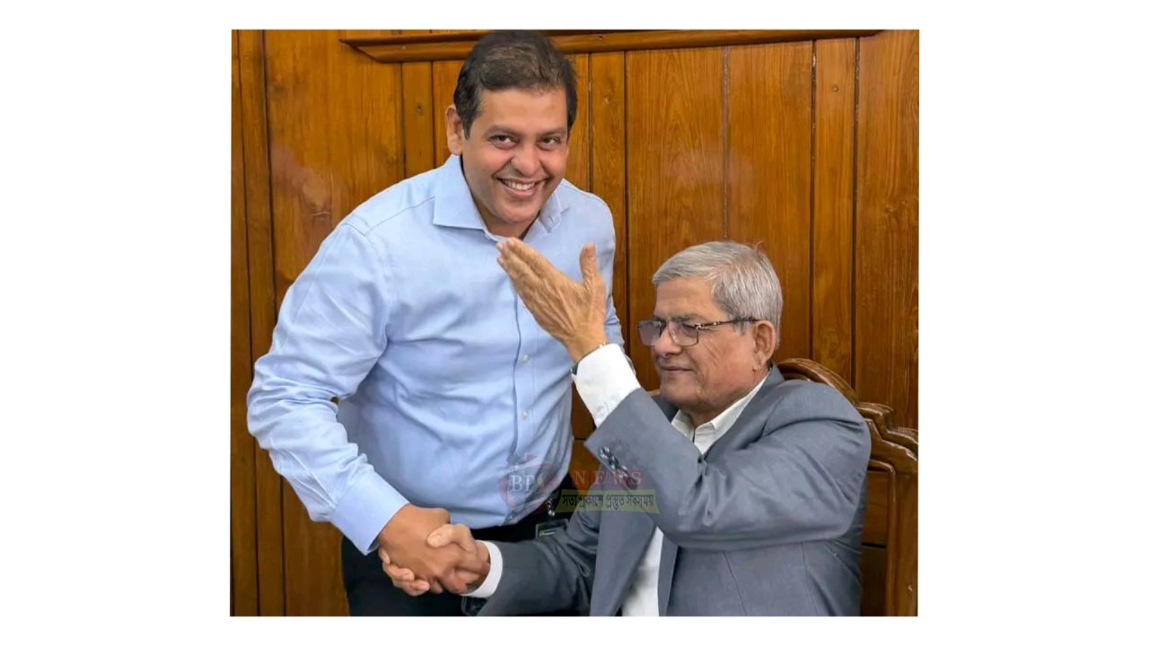 রাষ্ট্রপতি মির্জা ফখরুলকে এমপি দীপুর উষ্ণ শুভেচ্ছা
