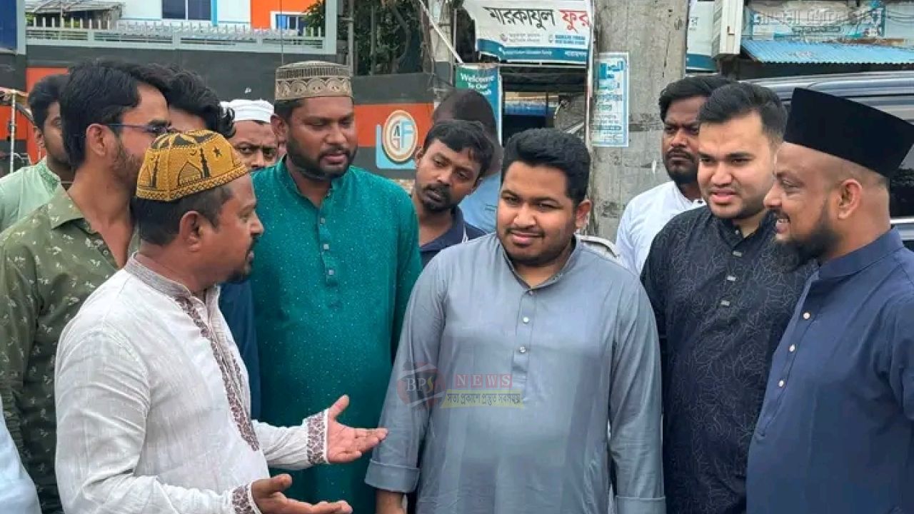 মাসদাইর কবরস্থানের আগুনের ঘটনায় সরেজমিনে এমপি আব্দুল্লাহ আল আমিন