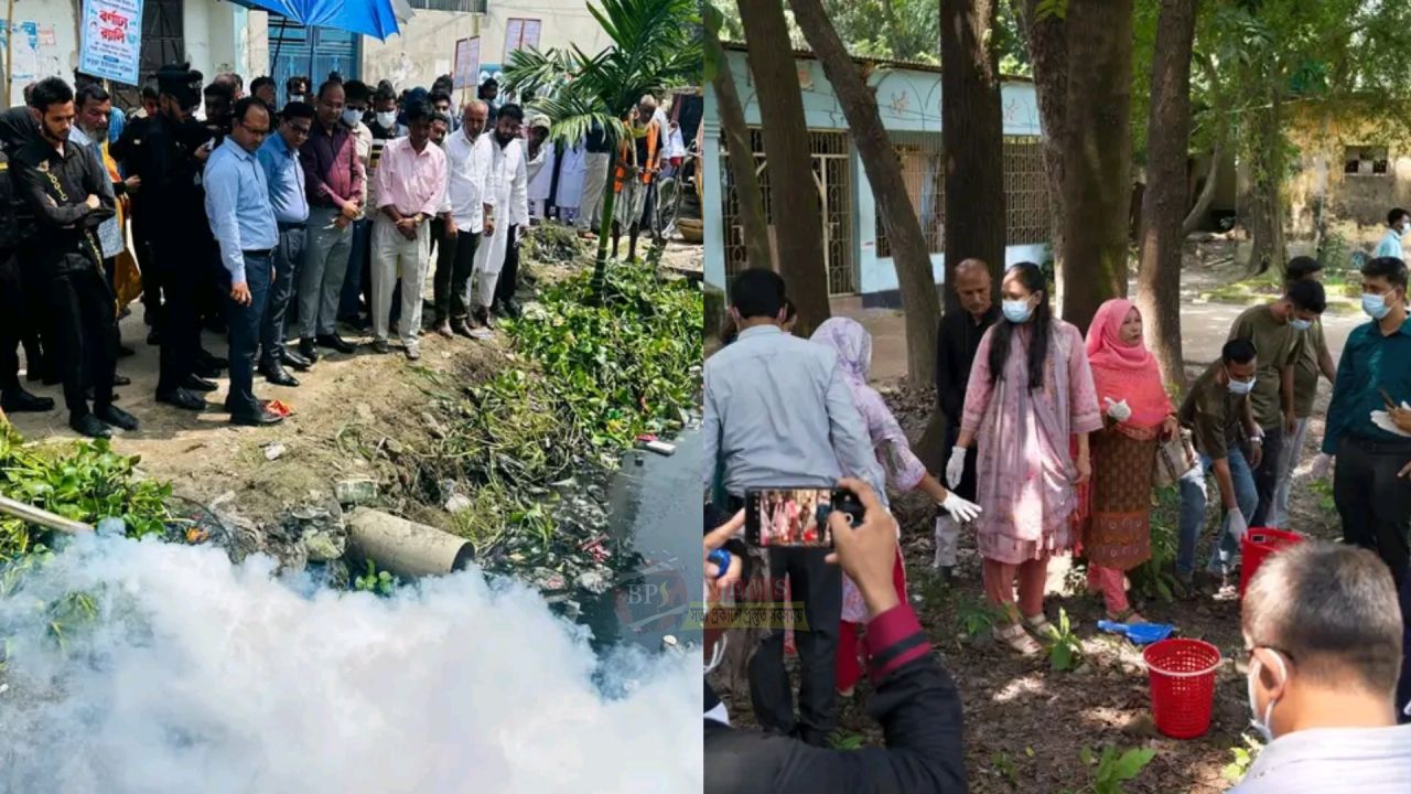 ডেঙ্গু প্রতিরোধে নারায়ণগঞ্জের সব উপজেলায় একযোগে পরিচ্ছন্নতা অভিযান