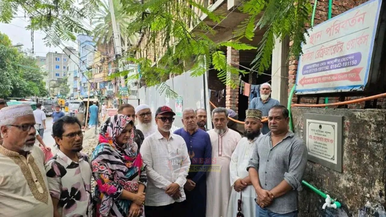 দেওভোগে পানির সংকট নিরসনে সাবমার্সিবল পাম্প উদ্বোধন করলেন সাখাওয়াত হোসেন খান