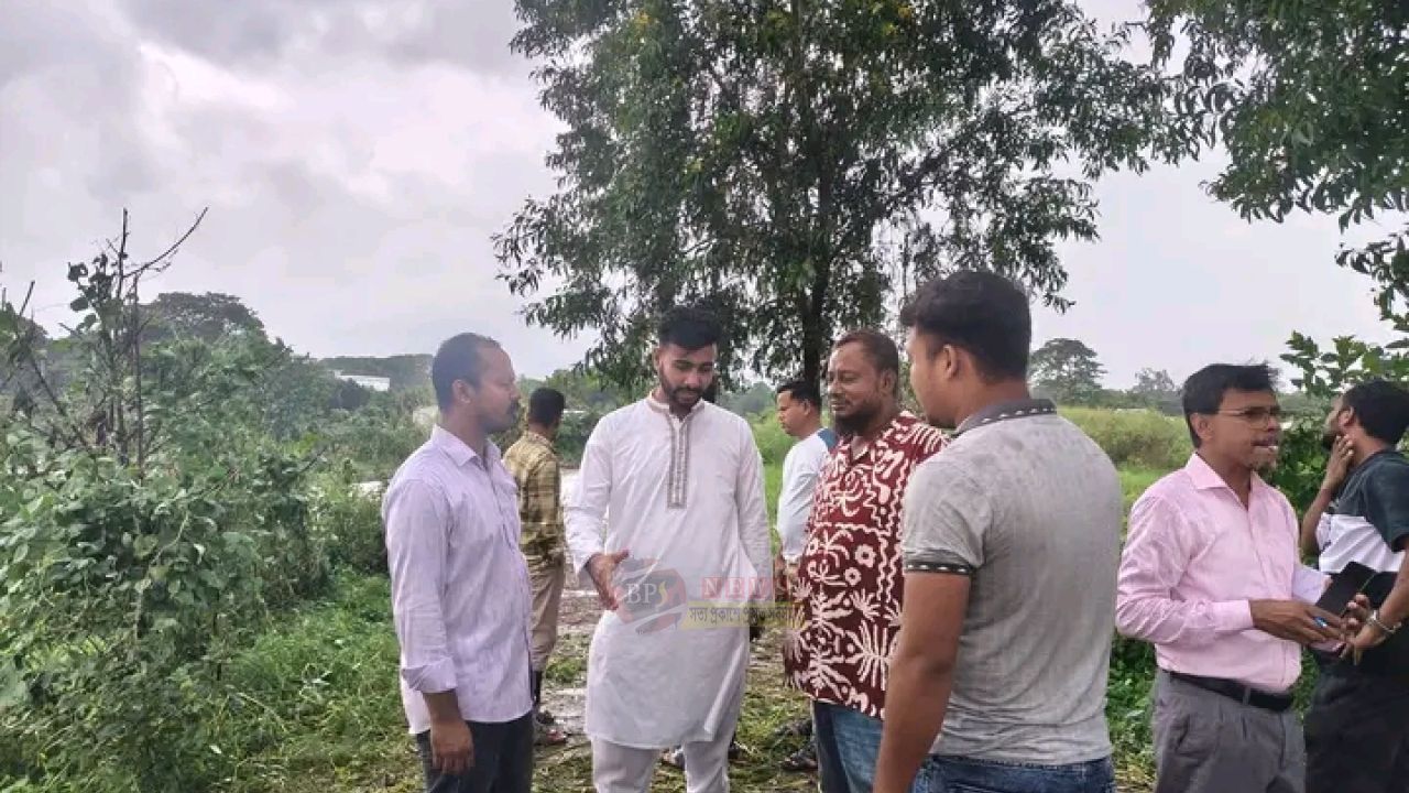 বক্তাবলীর লক্ষীনগর-মধ্যনগর সেতু নিয়ে প্রকৌশলীদের সরেজমিন পরিদর্শন