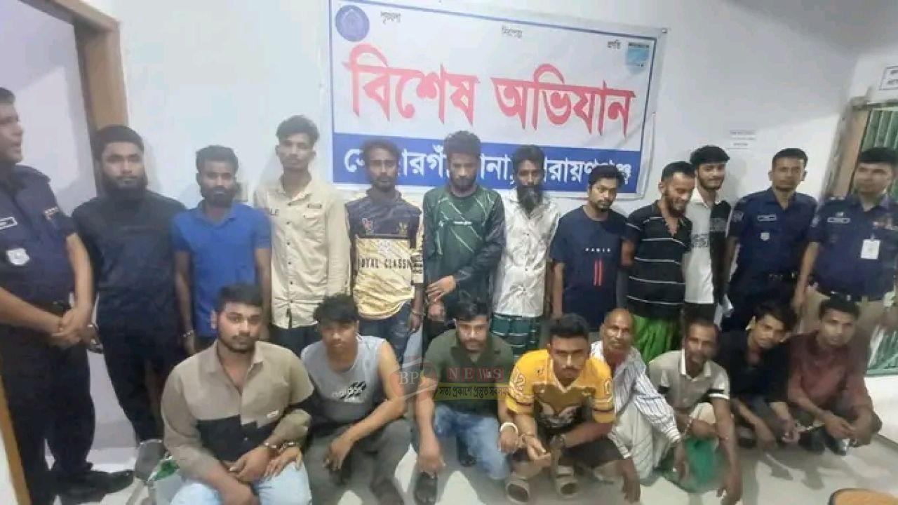 নারায়ণগঞ্জে পুলিশের অভিযানে ২৪ ঘণ্টায় গ্রেপ্তার ৮০